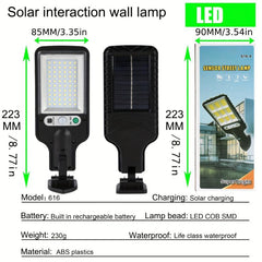 Solar Street Light Body Sensor Garden Wall Lamp Waterproof LED