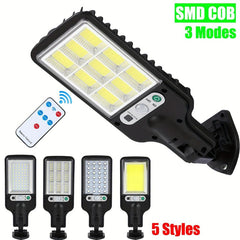 Solar Street Light Body Sensor Garden Wall Lamp Waterproof LED