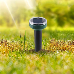 4pcs Solar Insect Repellent Lawn Light Ultrasonic Rodent Repellent