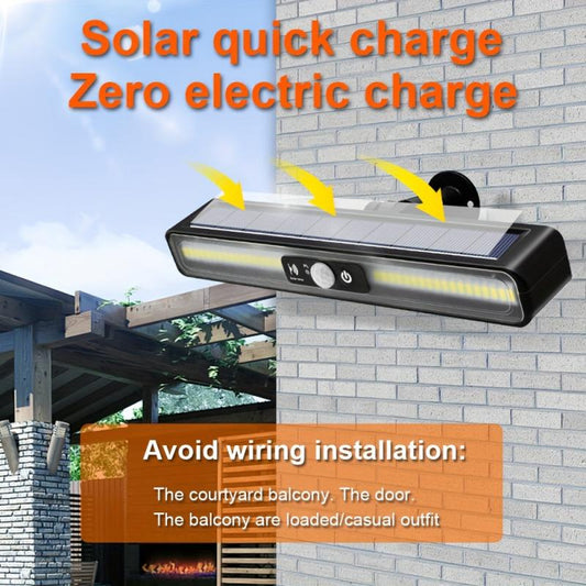 Solar Induction Wall Light Outdoor Waterproof for Backyard Garden Courtyard
