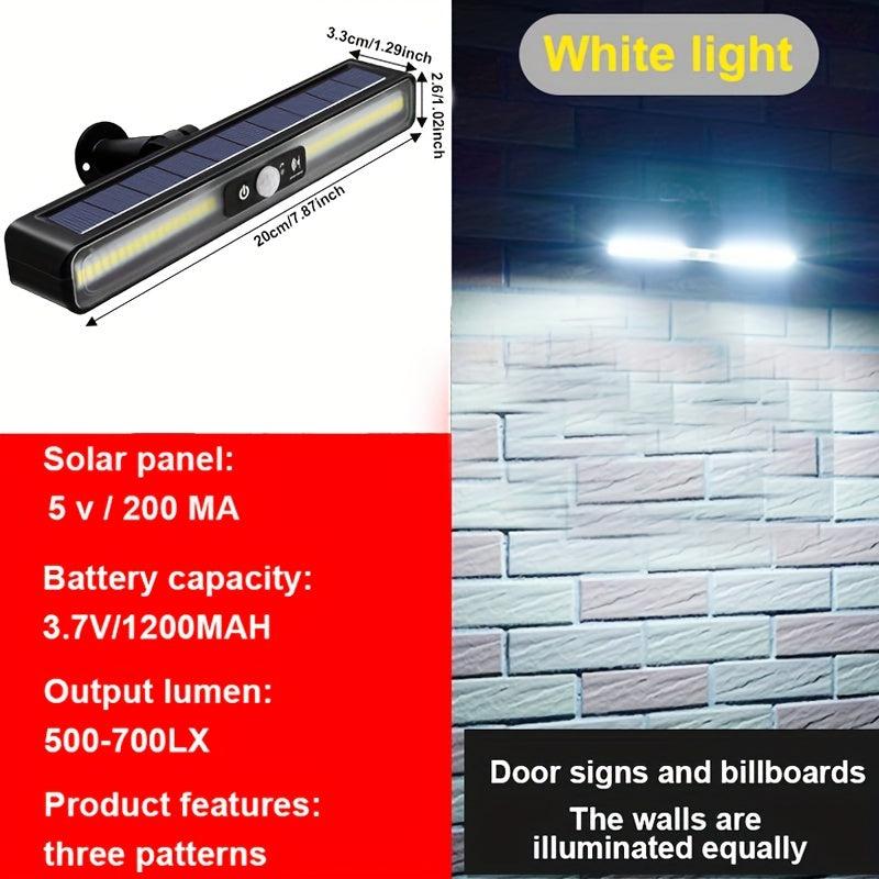 Solar Induction Wall Light Outdoor Waterproof for Backyard Garden Courtyard