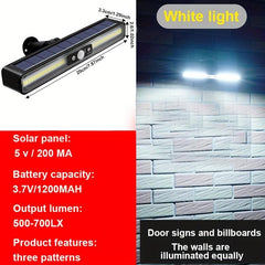 Solar Induction Wall Light Outdoor Waterproof for Backyard Garden Courtyard