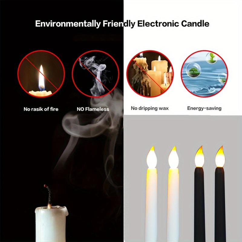 LED Flameless Halloween Candles Lights Christmas Decoration Light