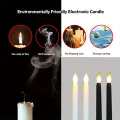 LED Flameless Halloween Candles Lights Christmas Decoration Light