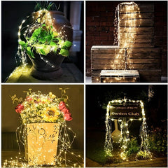 Outdoor Solar Fairy Lights for Wedding Party Garden