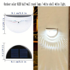 LED Solar Outdoor Lighting Courtyard Decoration Light with 6LEDs
