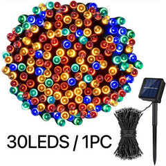 8 Modes Solar String Lights Outdoor Decoration Landscaping