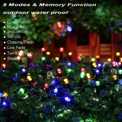 8 Modes Solar String Lights Outdoor Decoration Landscaping