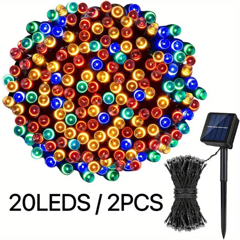 8 Modes Solar String Lights Outdoor Decoration Landscaping