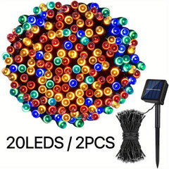 8 Modes Solar String Lights Outdoor Decoration Landscaping