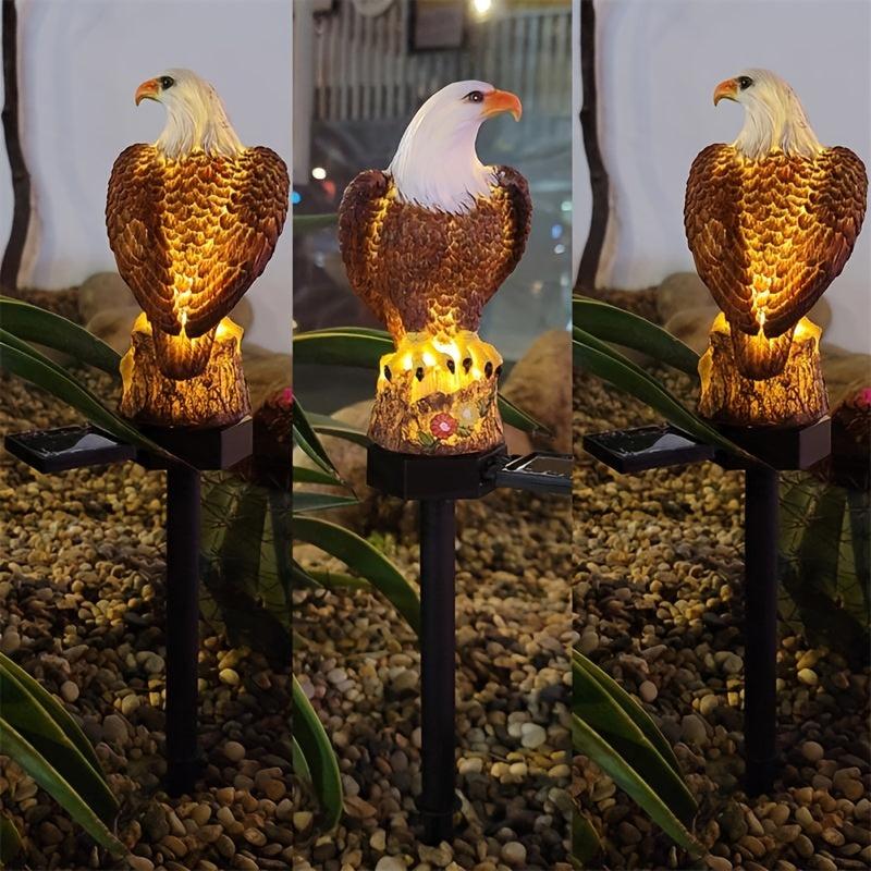 Solar LED Garden Light with Eagle Ornament