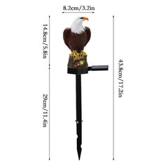 Solar LED Garden Light with Eagle Ornament