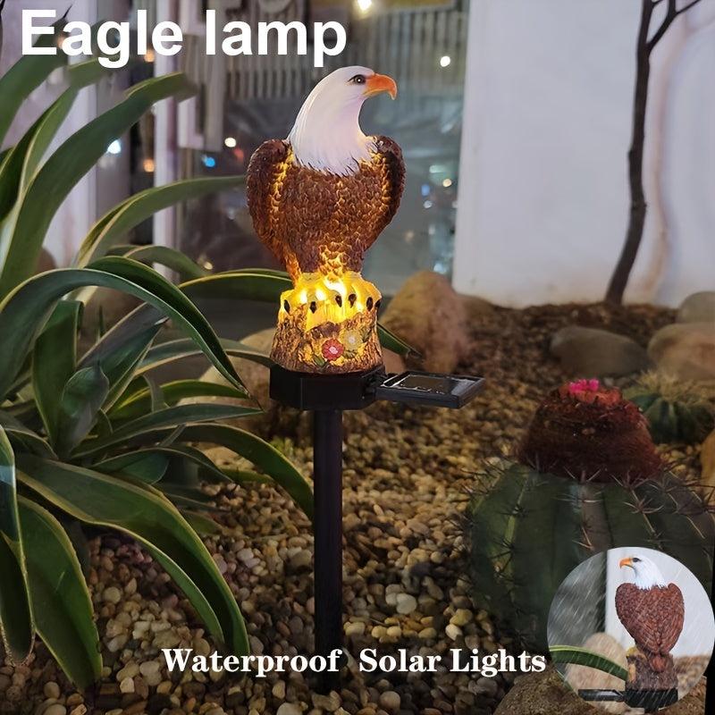 Solar LED Garden Light with Eagle Ornament