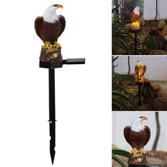 Solar LED Garden Light with Eagle Ornament