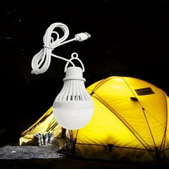 USB Lamp Bulb 5V Lantern LED USB Power Reading Book Light