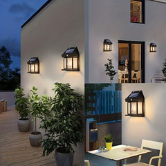 Solar Tungsten Wall Light Outdoor Waterproof Garden Headlight