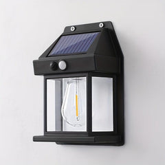 Solar Tungsten Wall Light Outdoor Waterproof Garden Headlight