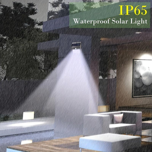 Waterproof Solar Sensor Lights with Remote Control for Outdoor Garden Decor