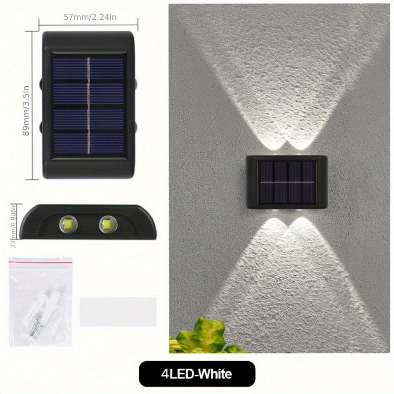 2pcs Solar Up & Down Wall Lights - Brighten Your Outdoor Space