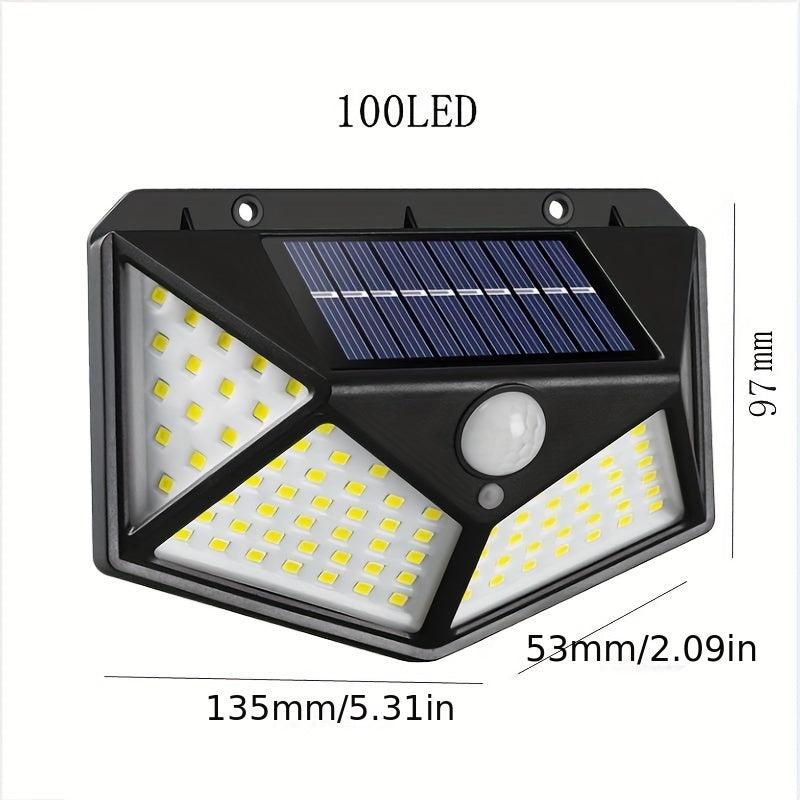 Solar Body Induction Wall Lamp for Outdoor Backyard Garden Fence Patio