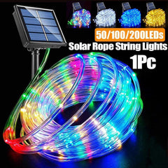 Outdoor Solar Rope Lights Waterproof Copper Wire Fairy Lights
