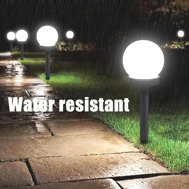 3 Pack Solar Garden Ball Light Outdoor Decorative Landscape Light