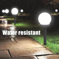 3 Pack Solar Garden Ball Light Outdoor Decorative Landscape Light