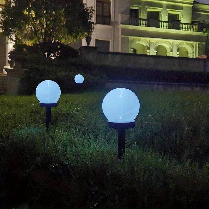 3 Pack Solar Garden Ball Light Outdoor Decorative Landscape Light