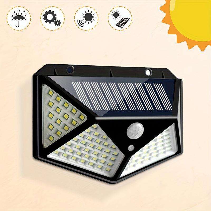 LED Solar Charging Wall Light Motion Sensor Outdoor Garden Light
