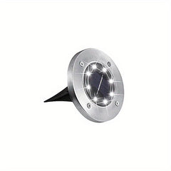 8LED Solar In Ground Lights for Lawns Yards Decks Walkways