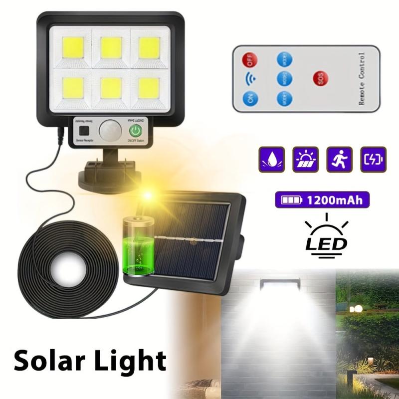 Solar Garden Light Motion Sensing IP65 Waterproof - Easy Installation