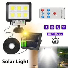 Solar Garden Light Motion Sensing IP65 Waterproof - Easy Installation