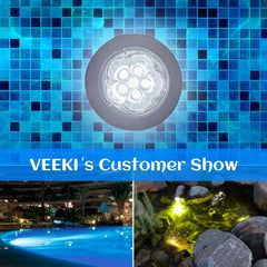 Solar Spot Lights Outdoor LED Waterproof Pond Light Solar Spotlight