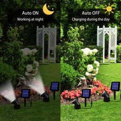 Solar Spot Lights Outdoor LED Waterproof Pond Light Solar Spotlight