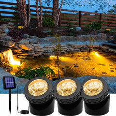 Solar Spot Lights Outdoor LED Waterproof Pond Light Solar Spotlight
