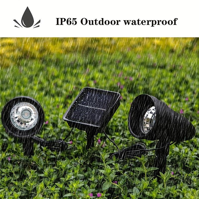 Solar Spot Light Outdoor Waterproof 2 In 1 For Garden Pool Landscape