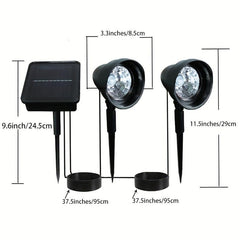 Solar Spot Light Outdoor Waterproof 2 In 1 For Garden Pool Landscape