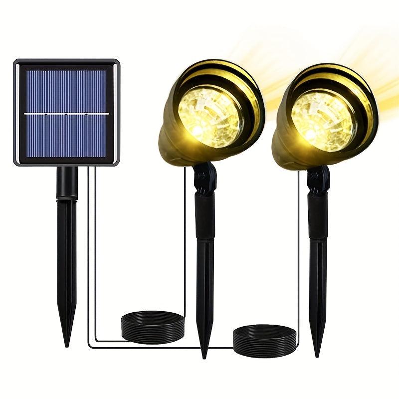 Solar Spot Light Outdoor Waterproof 2 In 1 For Garden Pool Landscape