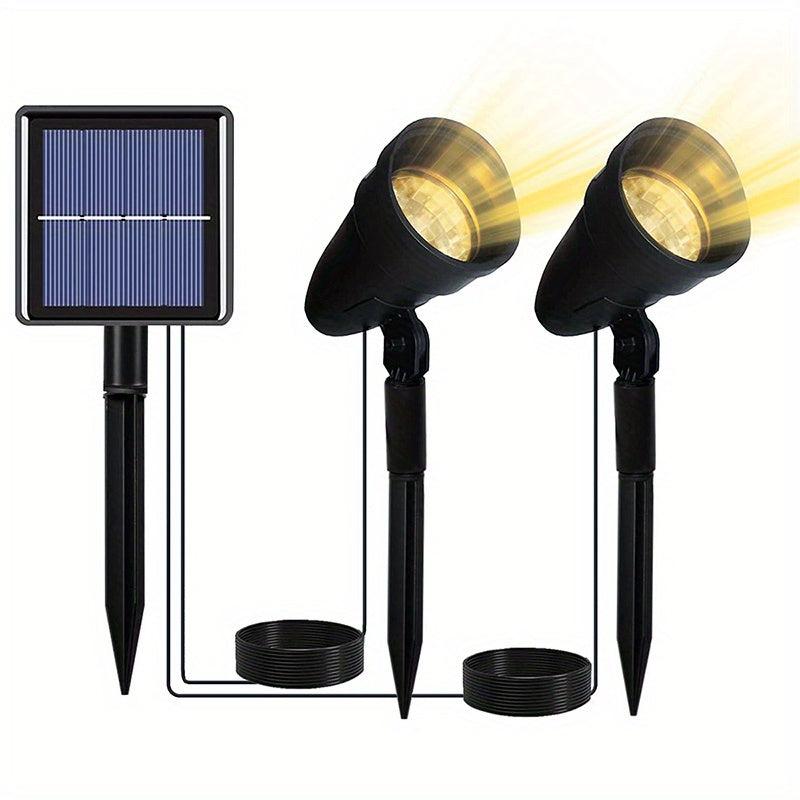 Solar Spot Light Outdoor Waterproof 2 In 1 For Garden Pool Landscape