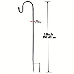 Adjustable Shepherd Hook Garden Bird Feeder Bracket 157 cm