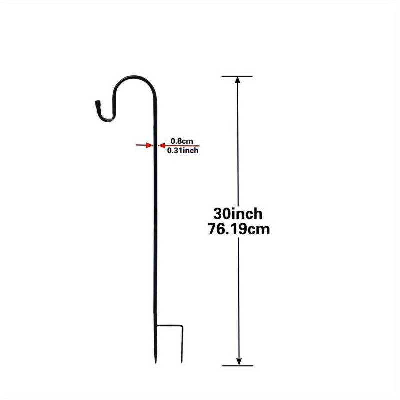 Adjustable Shepherd Hook Garden Bird Feeder Bracket 157 cm