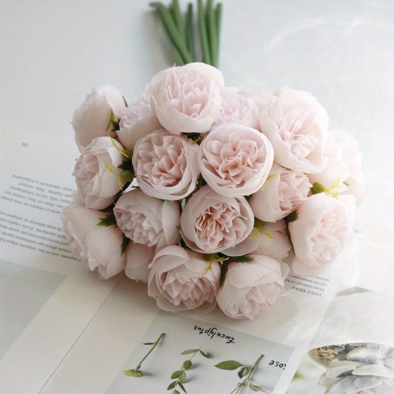 Heads Artificial Flowers Oxidation Resistance Home Wedding Decor