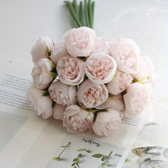 Heads Artificial Flowers Oxidation Resistance Home Wedding Decor