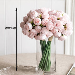 Heads Artificial Flowers Oxidation Resistance Home Wedding Decor