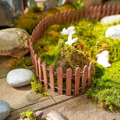 Mini Fence Garden Stakes for Fairy Garden Landscape