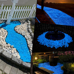 Glow Dark Pebbles for Outdoor Garden Decor
