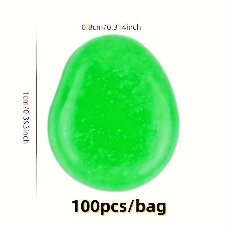 100pcs Glow in the Dark Pebbles for Magical Garden Landscaping