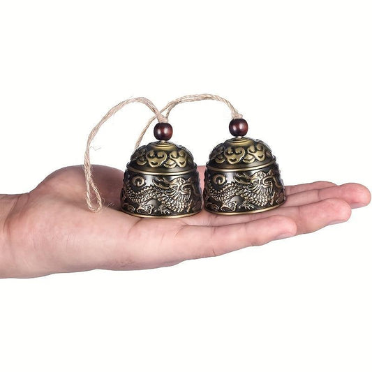 Vintage Dragon Bell Fengshui Wind Chimes Good Luck Hanging Bell