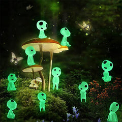 10pcs Glowing Tree Spirits for Outdoor Garden Decor