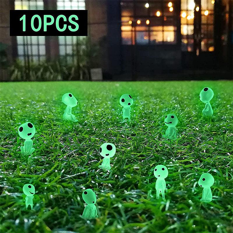 10pcs Glowing Tree Spirits for Outdoor Garden Decor